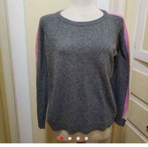SALE! Mint Velvet Sweater • Gray + Rainbow • Size 16 (XL)